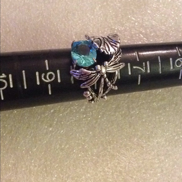 Dragonfly blue Quartz ring - Picture 3 of 3